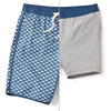 Kid's Anchor Swim Trunk, Red Hawaiian - Swim Trunks - 2