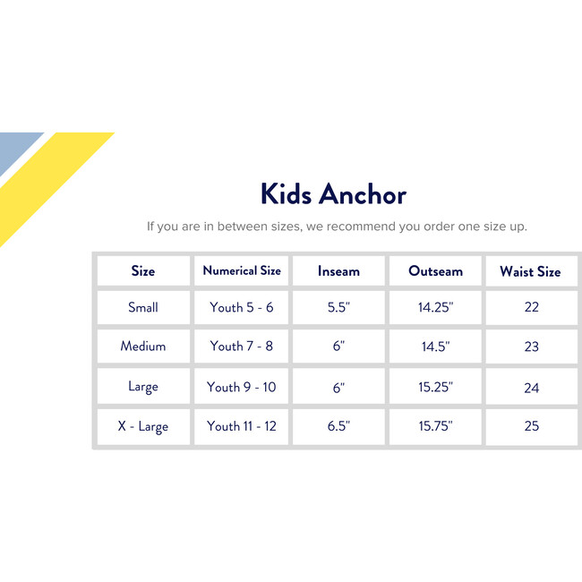 Kid's Anchor Swim Trunk, Red Hawaiian - Swim Trunks - 3