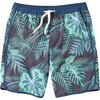 Kid's Anchor Swim Trunk, Navy Evergreen - Swim Trunks - 1 - thumbnail