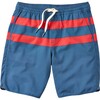 Kid's Anchor Swim Trunk, Red Stripe - Swim Trunks - 1 - thumbnail