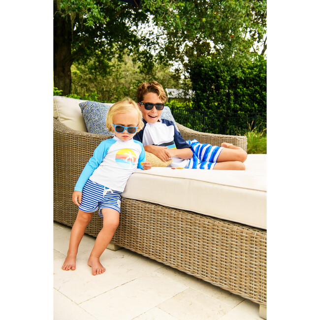 Sunset Stripe Ss Rash Top - Rash Guards - 3