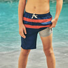 Kid's Anchor Swim Trunk, Red Stripe - Swim Trunks - 2