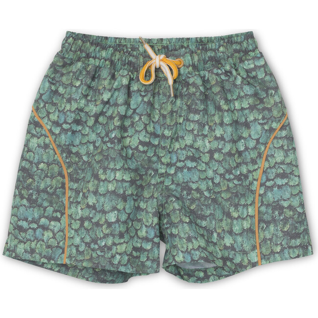 Maki Swim Shorts, Oil Green