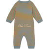 Organic Vilhelm Romper, Slate Blue - Onesies - 3