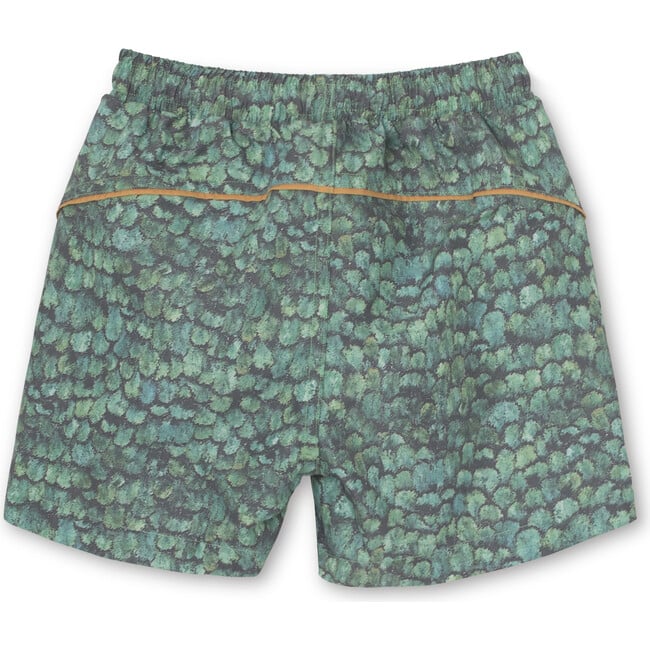 Maki Swim Shorts, Oil Green - Swim Trunks - 3