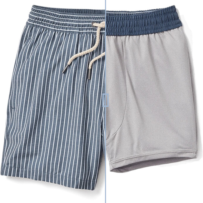 Kid's Bayberry Swim Trunk, Mist Seaweed - Swim Trunks - 4