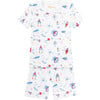 Rocket To Mars Summer Pajamas, Multi - Pajamas - 1 - thumbnail