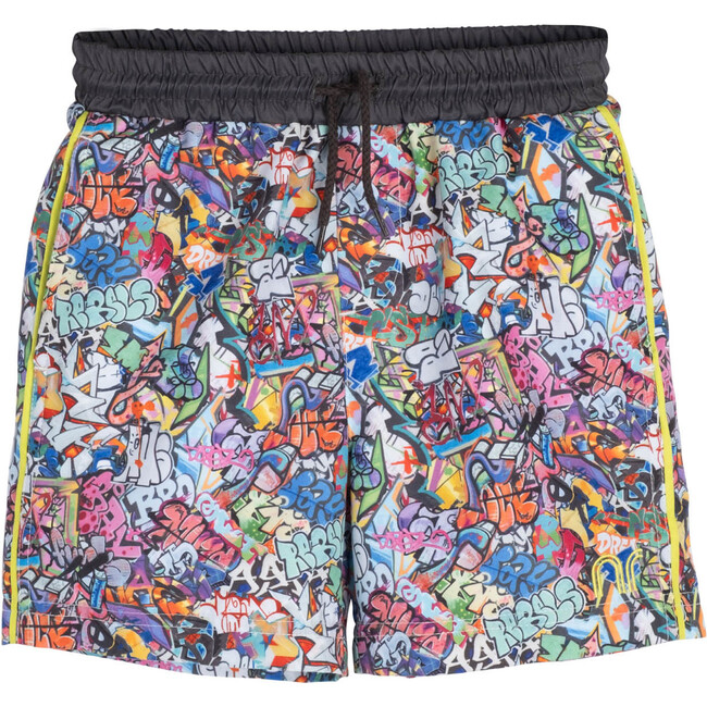 Jax Swim Trunk, Graffiti - Swim Trunks - 1