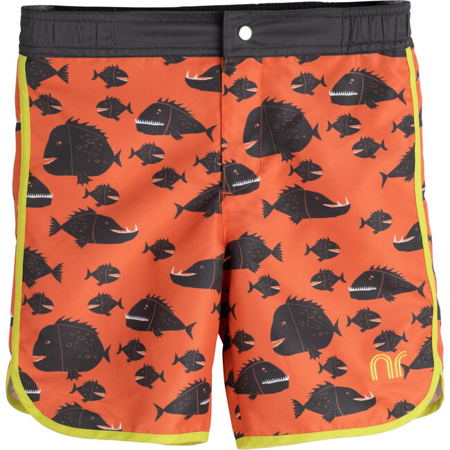 Ace Swim Trunk, Red Fish