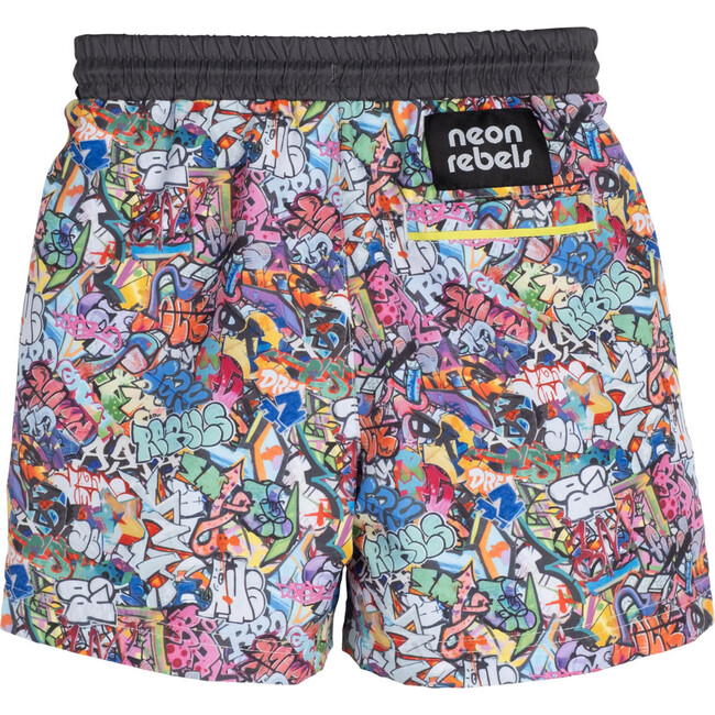 Jax Swim Trunk, Graffiti - Swim Trunks - 3