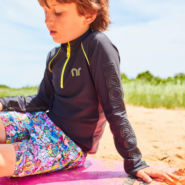 Jax Swim Trunk, Graffiti - Swim Trunks - 4
