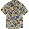 Billie Poplin Shirt, Yellow Iris Panther - Shirts - 1 - thumbnail