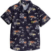 Billie Poplin Shirt, Blueprint Muscle Car - Shirts - 1 - thumbnail