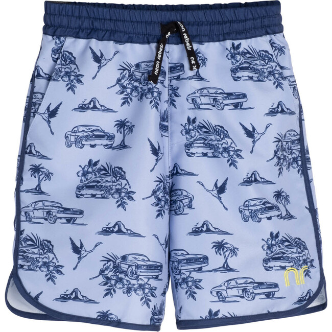 Axel Woven Short, Blueprint Car - Shorts - 1