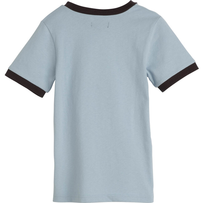 Domino Ringer Tee, Light Blue - Tees - 3