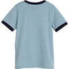 Domino Slub Ringer Tee, Xenon Blue - Tees - 3