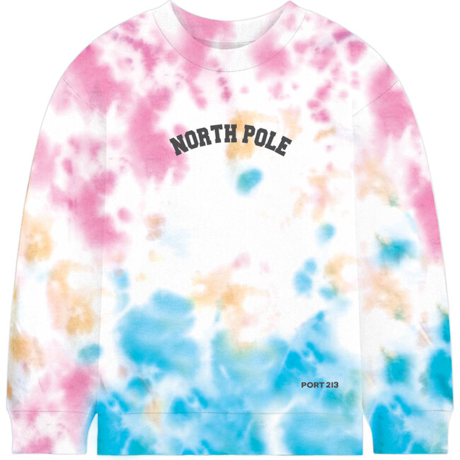 North Pole Tie Dye Sweatshirt