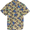 Billie Poplin Shirt, Yellow Iris Panther - Shirts - 3