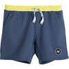 Dash Sweatshort, Denim Blue - Shorts - 1 - thumbnail