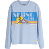 Blaze Long Sleeve Graphic Tee, Retro Ski - Tees - 1 - thumbnail