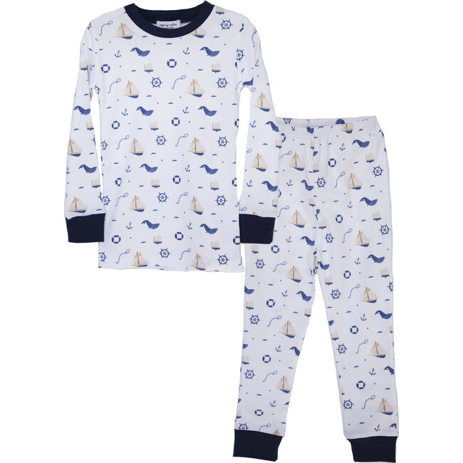Two-Piece Pajamas, Nautical