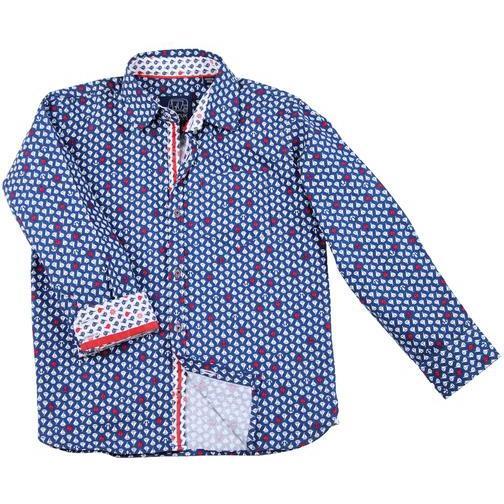 Long Sleeve Siam Sailboat, Blue - Shirts - 1