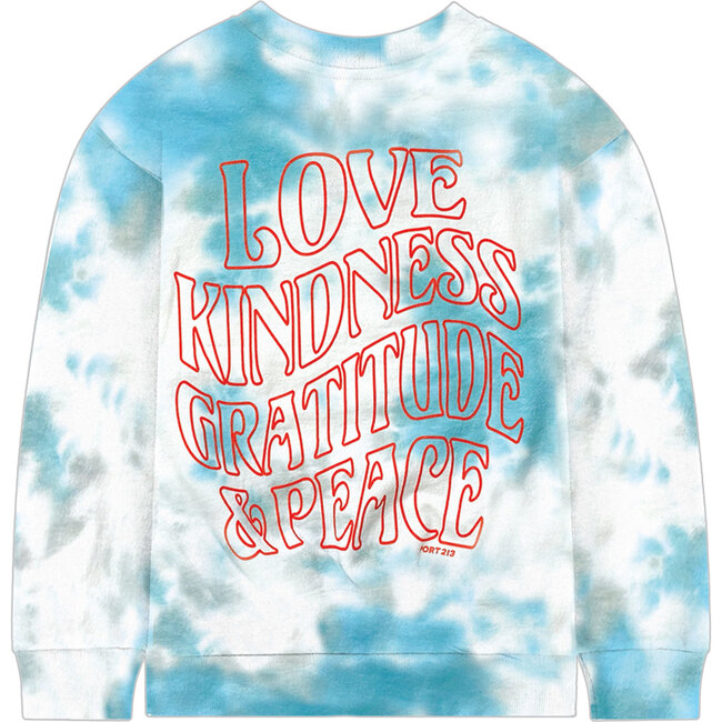 Love Kindness Tie Dye Sweatshirt - Sweatshirts - 4