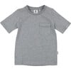 Classic Crewneck Tee, Heather Grey - Tees - 1 - thumbnail