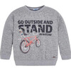 Smoke Screen Pullover, Gray - Sweaters - 1 - thumbnail
