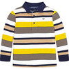 Gold Stripes Polo Shirt, Multi - Polo Shirts - 1 - thumbnail