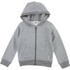 Venice Hoodie, Heather Grey - Sweatshirts - 1 - thumbnail