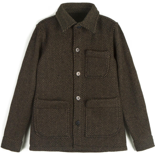 Jaime Coat, Herringbone - Jackets - 1