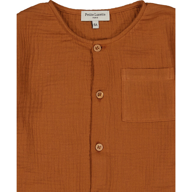 Gaston Shirt, Hazelnut - Shirts - 3