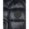 Oversized Boy's Luck Hooded Puffer Jacket, Black - Coats - 3