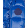 Oversized Boy's Luck Hooded Puffer Jacket, Twilight Blue - Coats - 3