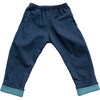 Li'L Gardener Pant, Navy Flannel - Pants - 1 - thumbnail