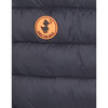 Lightweight Boys Hooded Jacket In Giga With Synthetic Lambskin Lining, Black - Coats - 3
