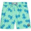 Boy's Pineapple Swim Shorts, Green - Swim Trunks - 1 - thumbnail