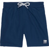 Boy's Solid Swim Shorts, Midnight Blue - Swim Trunks - 1 - thumbnail