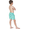 Boy's Pineapple Swim Shorts, Green - Swim Trunks - 3