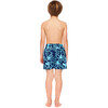 Boy's Octopus Swim Shorts, Dark Blue and Sky - Swim Trunks - 3