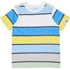 Bobby T-Shirt, Bright Stripe - Tees - 1 - thumbnail