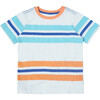 Striped T-Shirt, White Nep - Tees - 1 - thumbnail