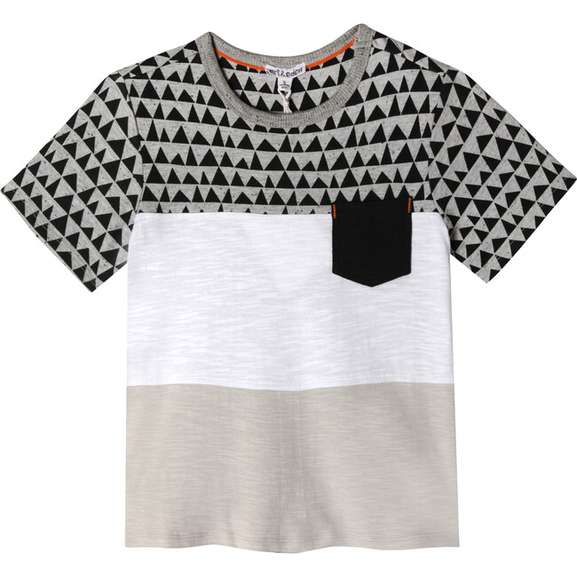 Jayden T-Shirt, Triangle Print - Tees - 1