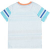 Striped T-Shirt, White Nep - Tees - 2