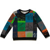 Zach Sweatshirt, Space Patchwork - Sweatshirts - 1 - thumbnail