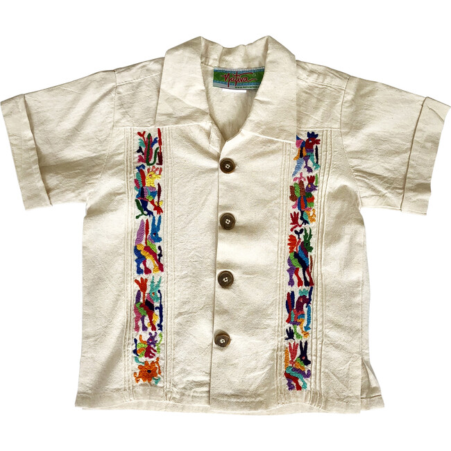 Otomi Guayabera, Natural - Shirts - 1