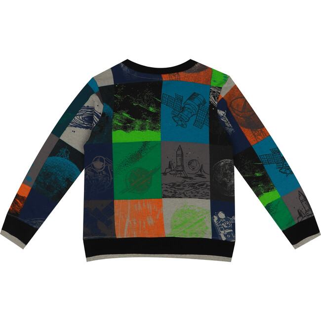 Zach Sweatshirt, Space Patchwork - Sweatshirts - 3