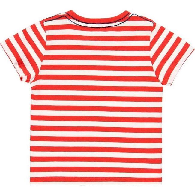 Striped Pirate T-Shirt, Red - Shirts - 2