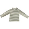Vintage Turtleneck, Green Stripe - Shirts - 1 - thumbnail